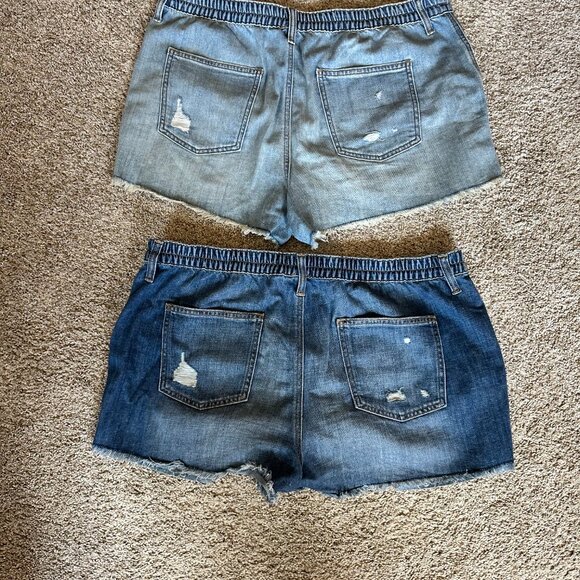 Aerie Dream Denim Shorts (2 Pairs) - Size XL - Picture 2 of 2
